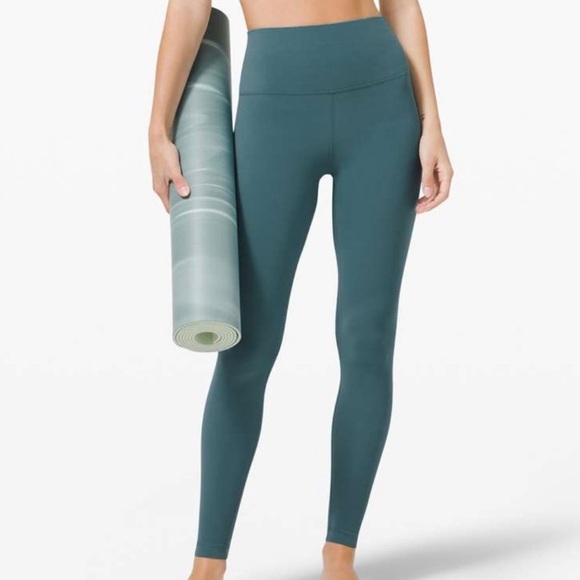 Lululemon 28” align leggings teal - Picture 2 of 5